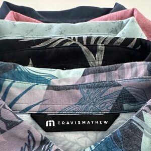Travis Mathew Men's Casual Polo Shirts Medium